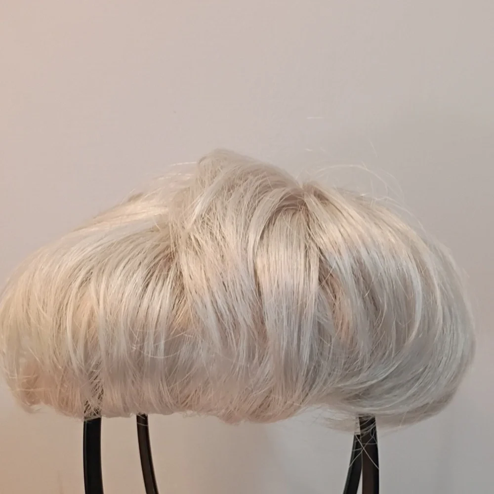 Hair Topper for‎ Women with Thinning Hair Loss Lightweight Silver White